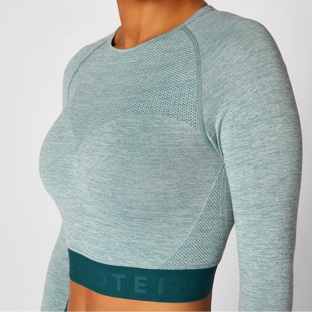 MP Inspire Seamless Crop Top - Teal New